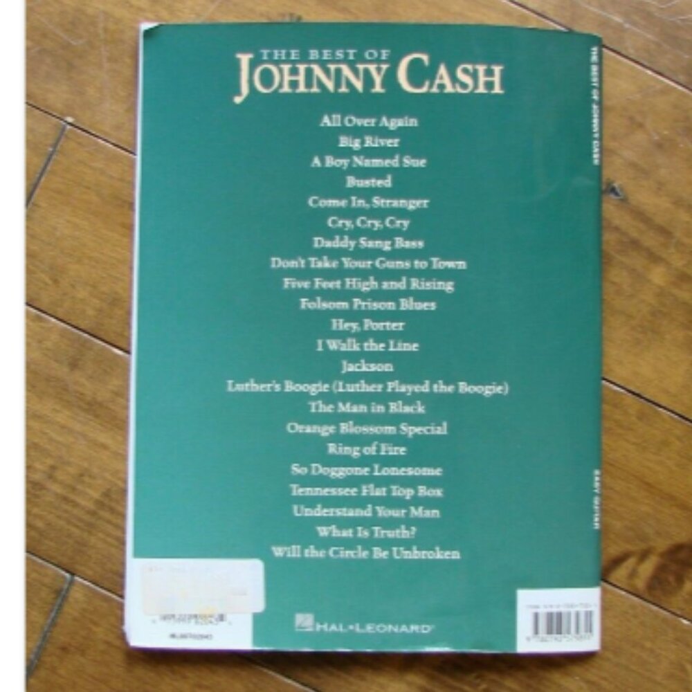 The Best of Johnny Cash Easy Guitar Notes Tab Sheet Music Vocals - Picture 6 of 6